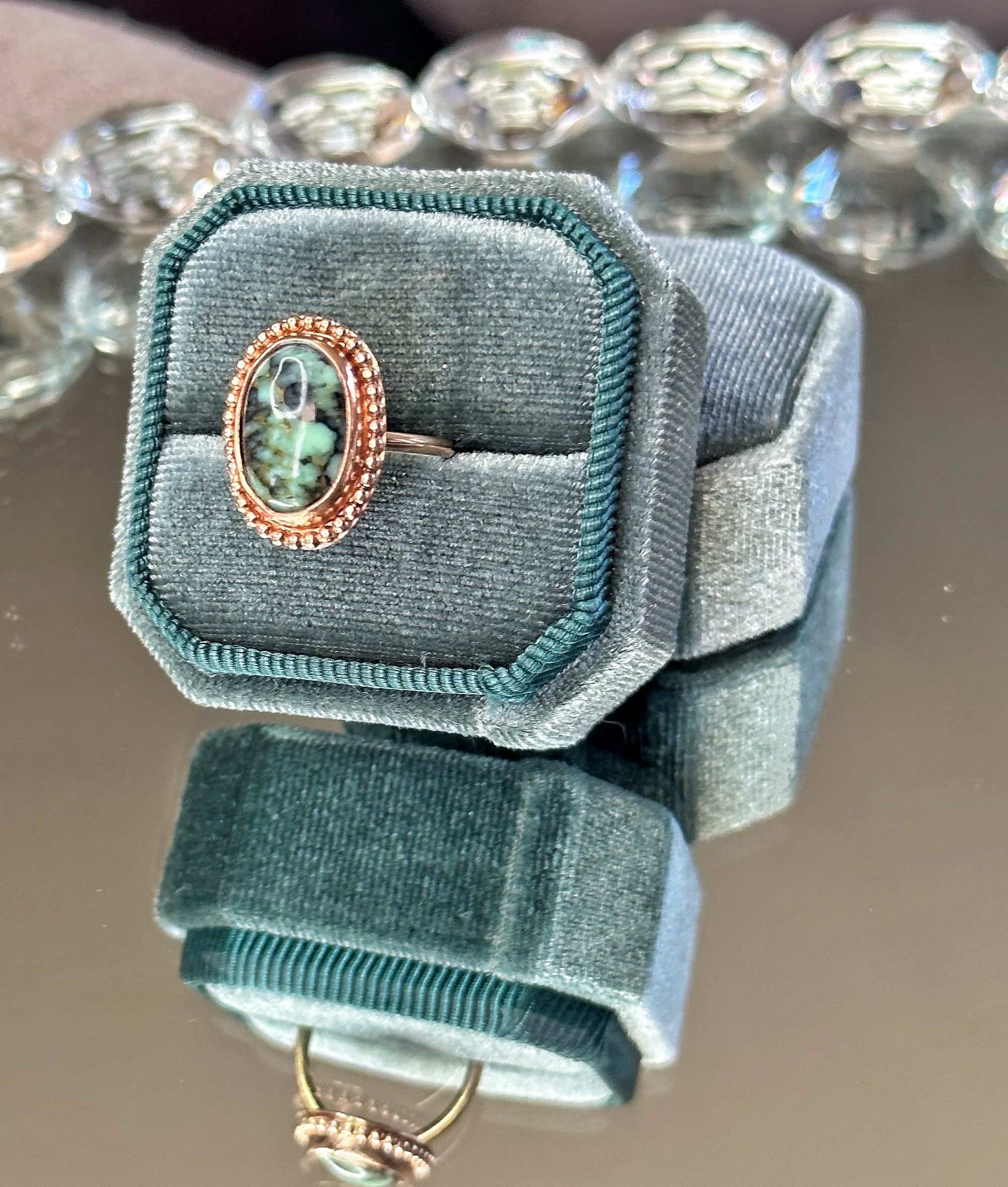 Variscite Turquoise Ring (Size 6 1/4)