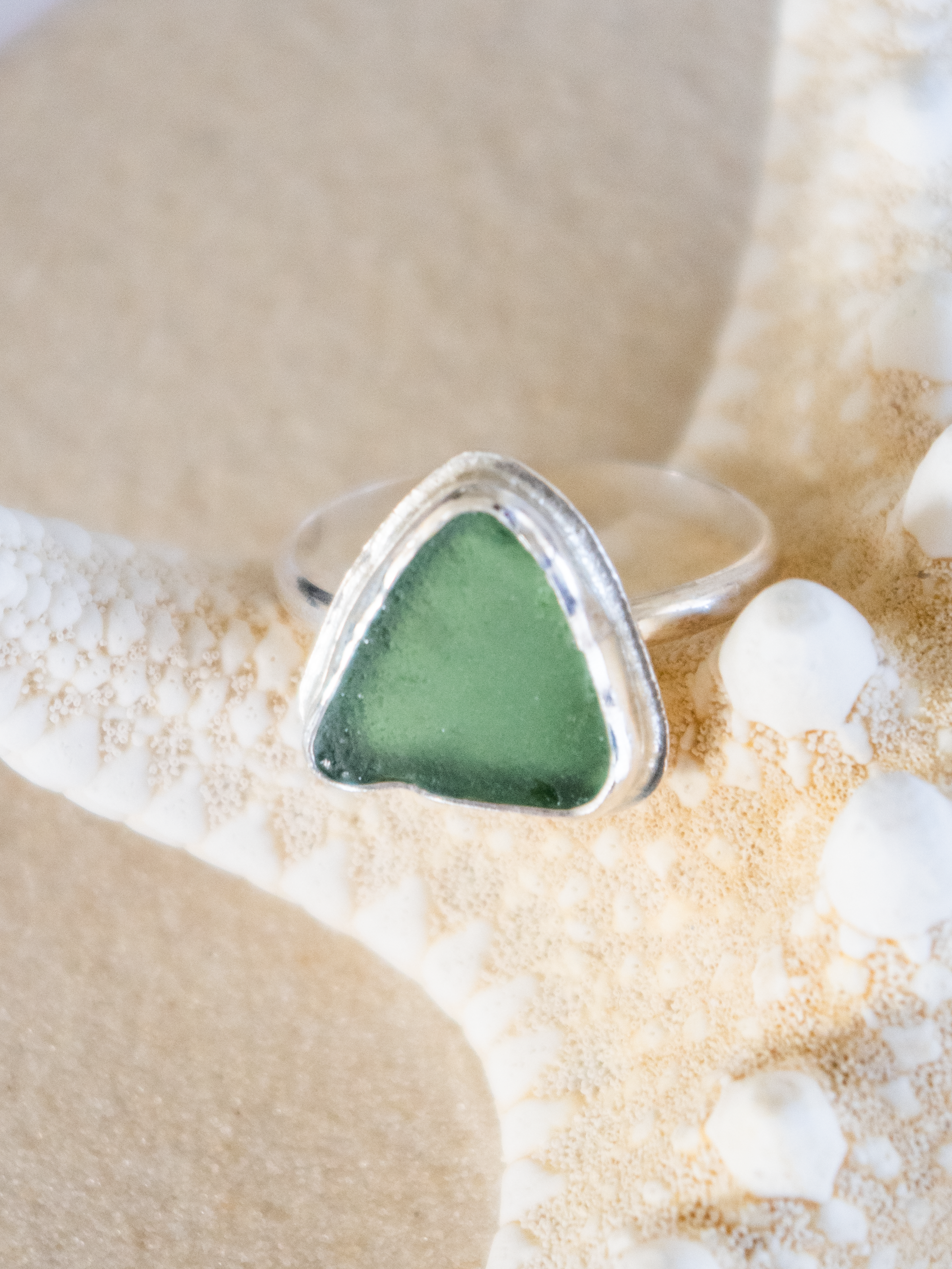 Sea Glass Ring (Size 8)
