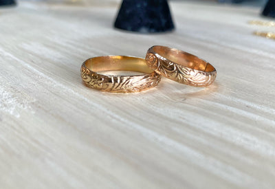 Gold Filagree Band